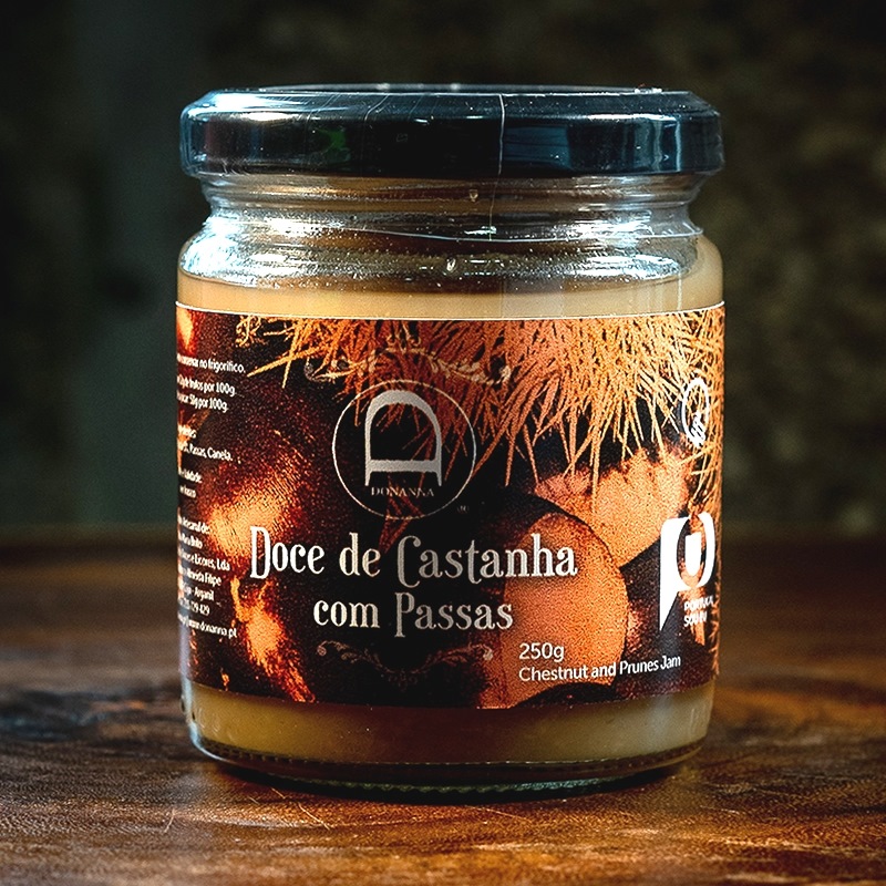 Doce Castanha com Passas 250 gr Doce Castanha com Passas 250 gr